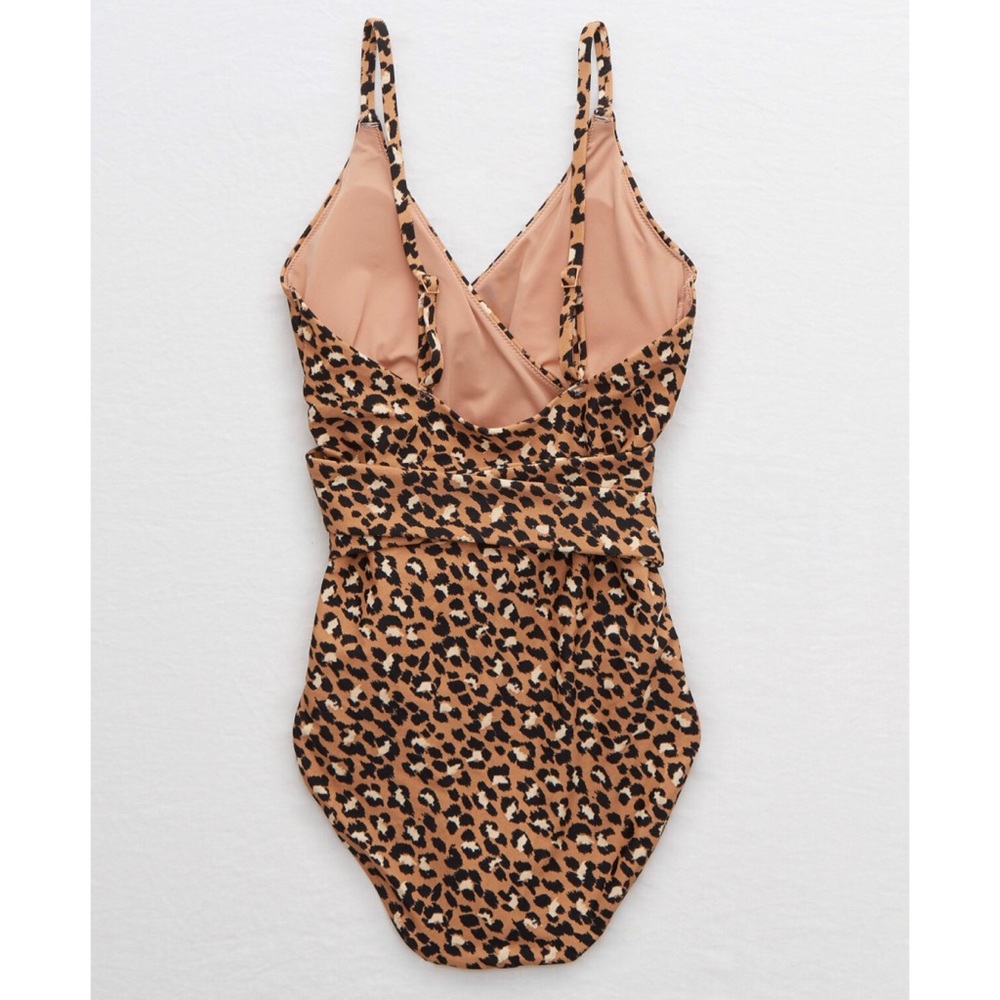 🆕 Aerie leopard wrap one piece swimsuit 🐆 - Picture 5 of 8